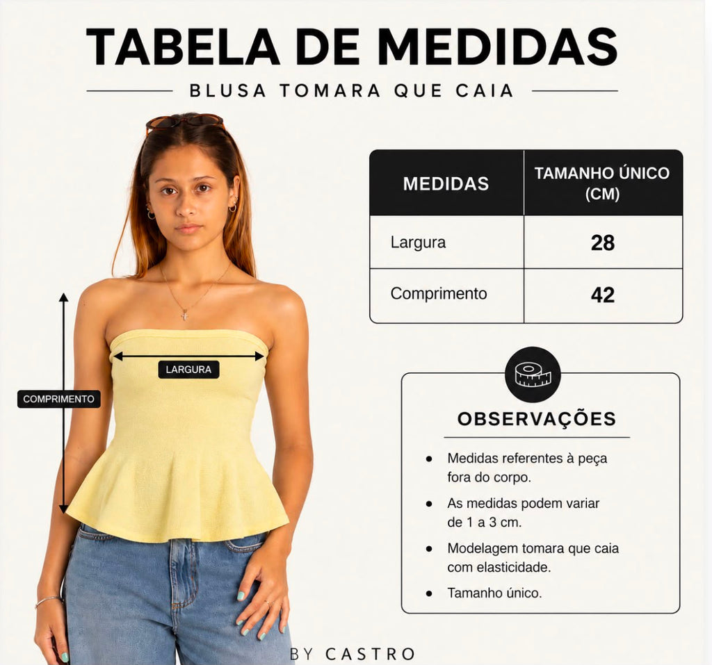 BLUSA TOMARA QUE CAIA NO TRICOT MODAL ESTILO BATA