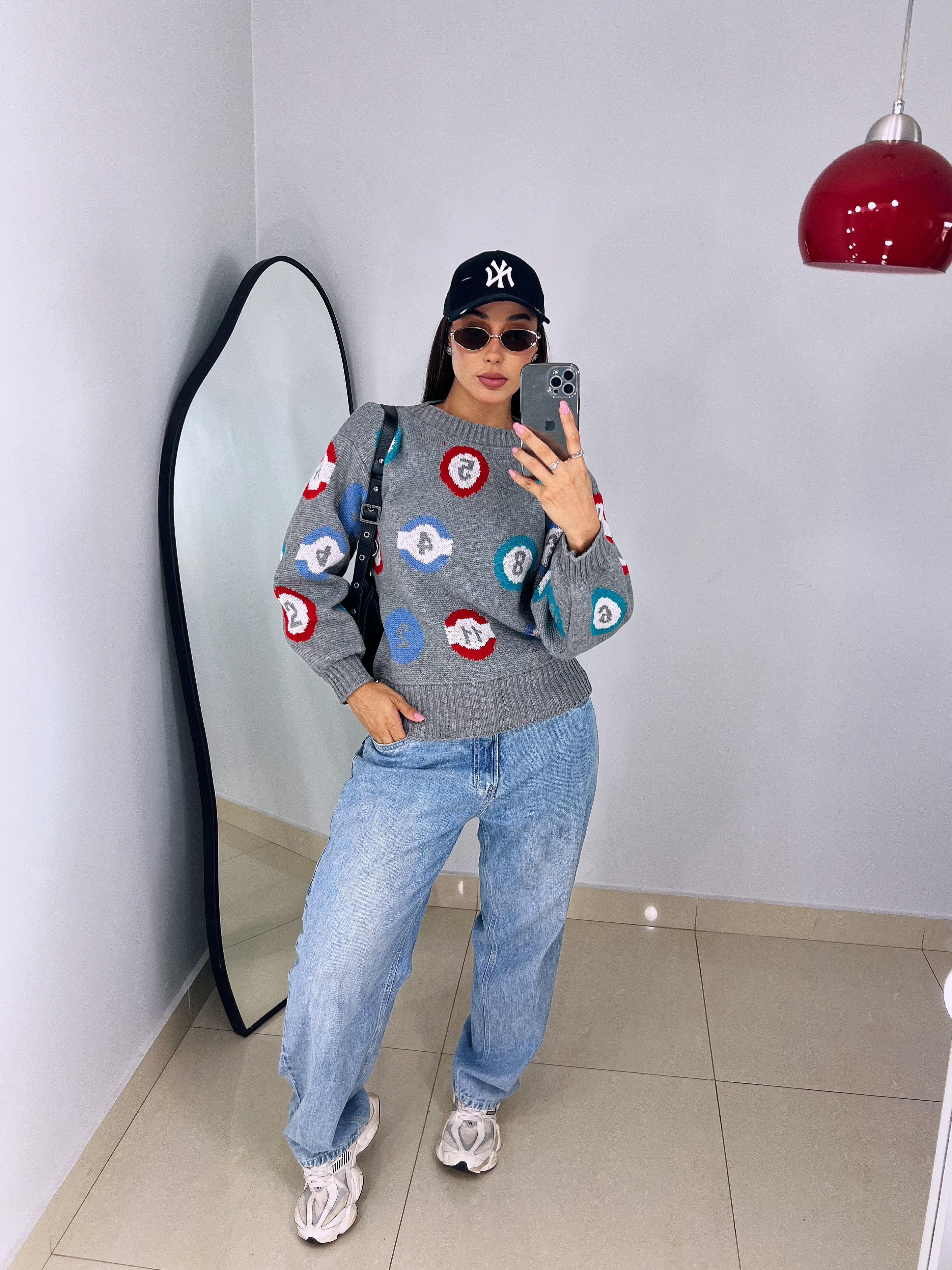 Blusa Tricot Bola de Bilhar