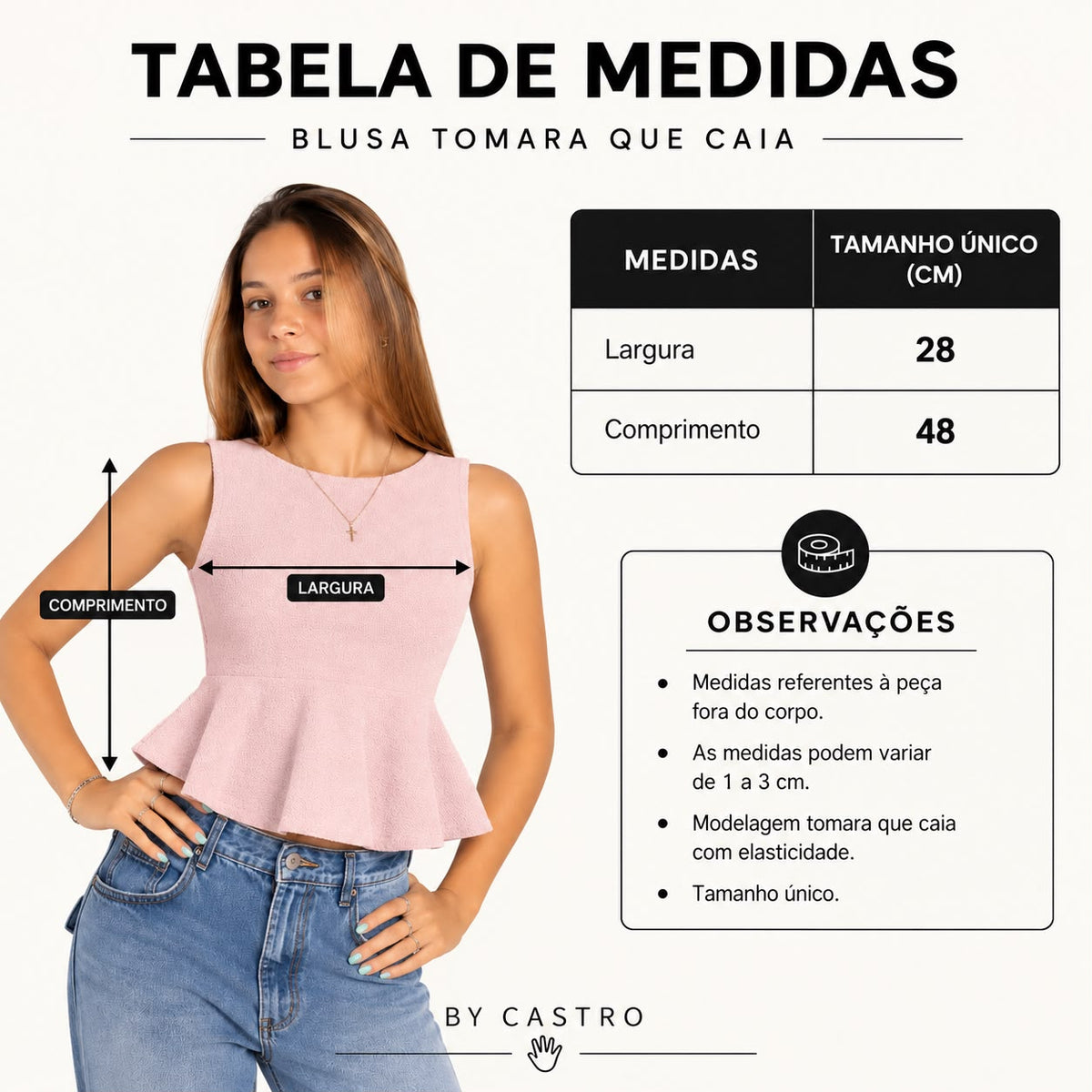 Blusa Feminina Peplum em Tricô Modal – Regata Acinturada