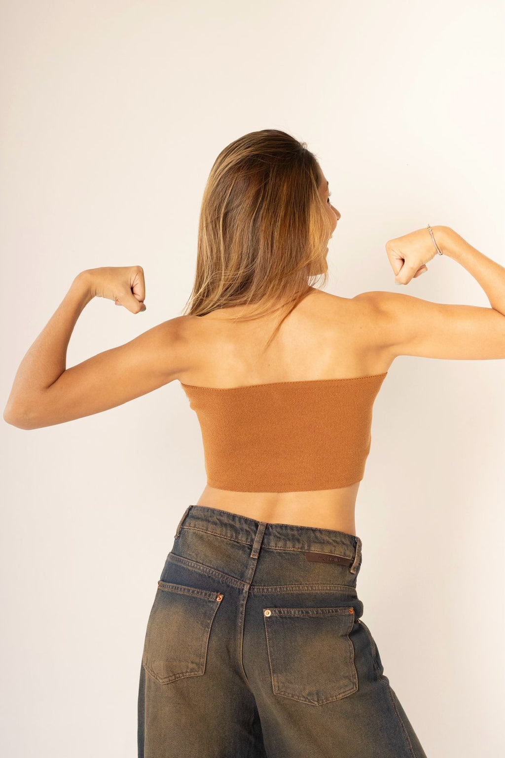 Top Faixa Tricot Modal