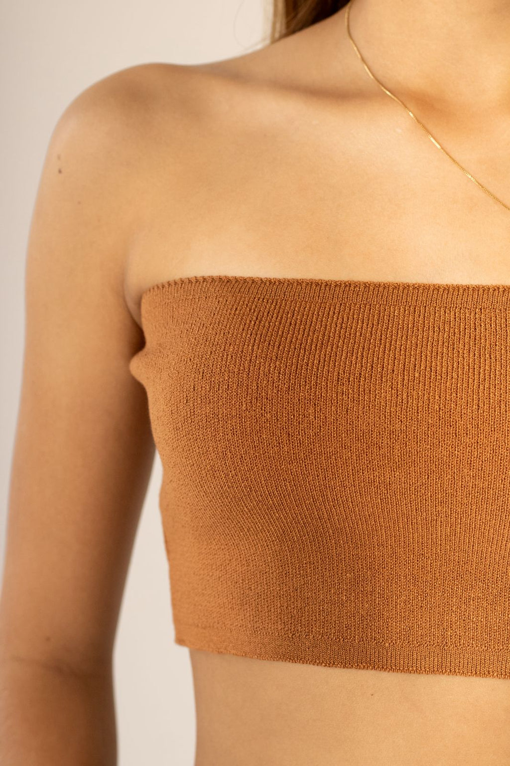 Top Faixa Tricot Modal