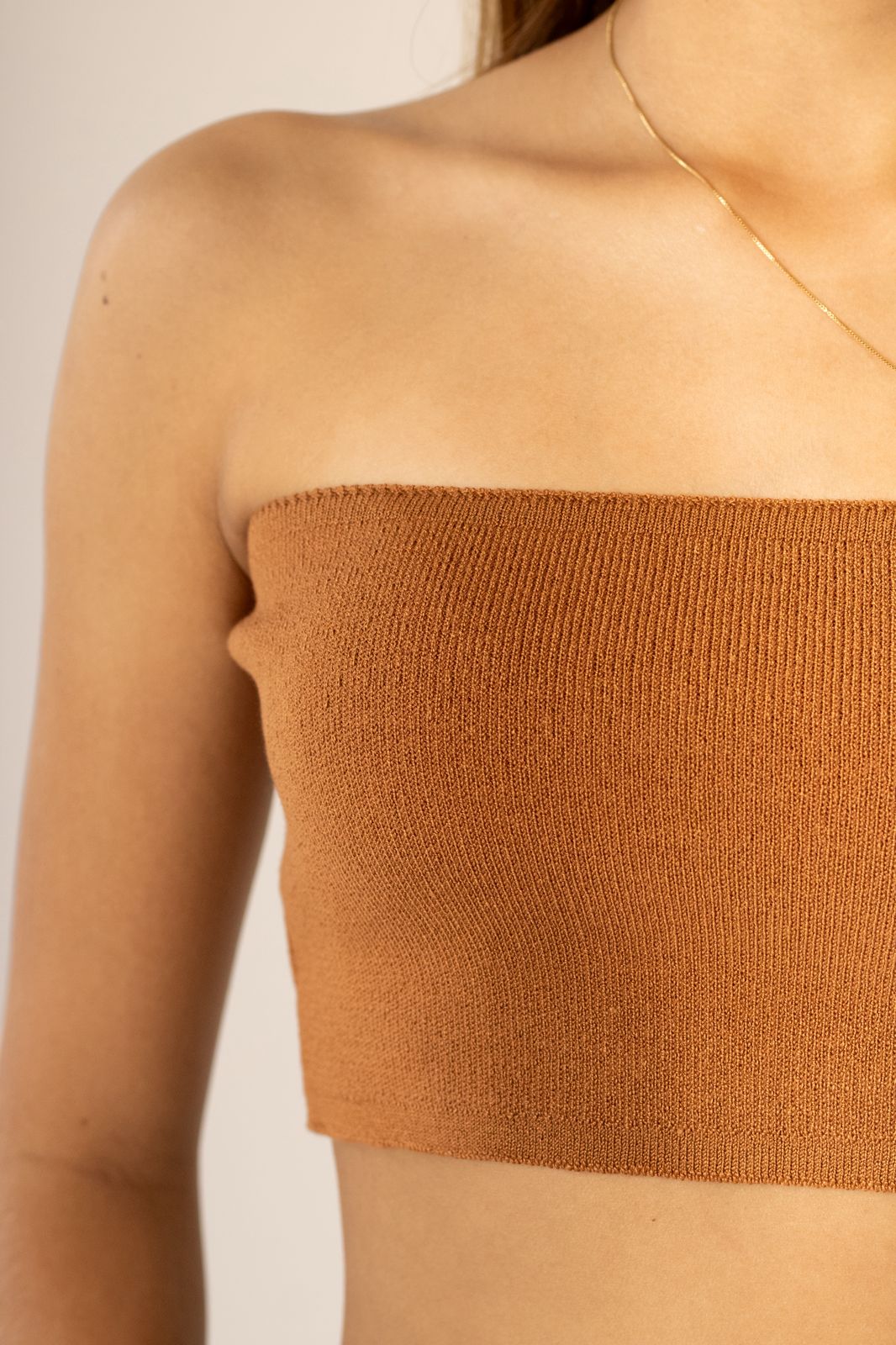 Top Faixa Tricot Modal
