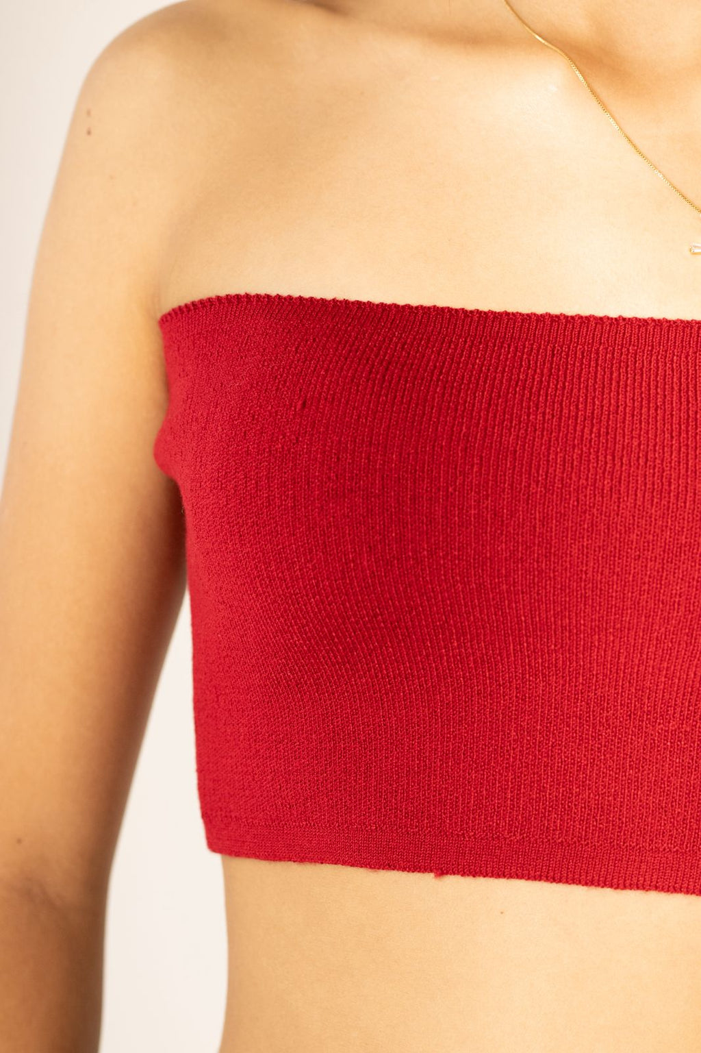 Top Faixa Tricot Modal