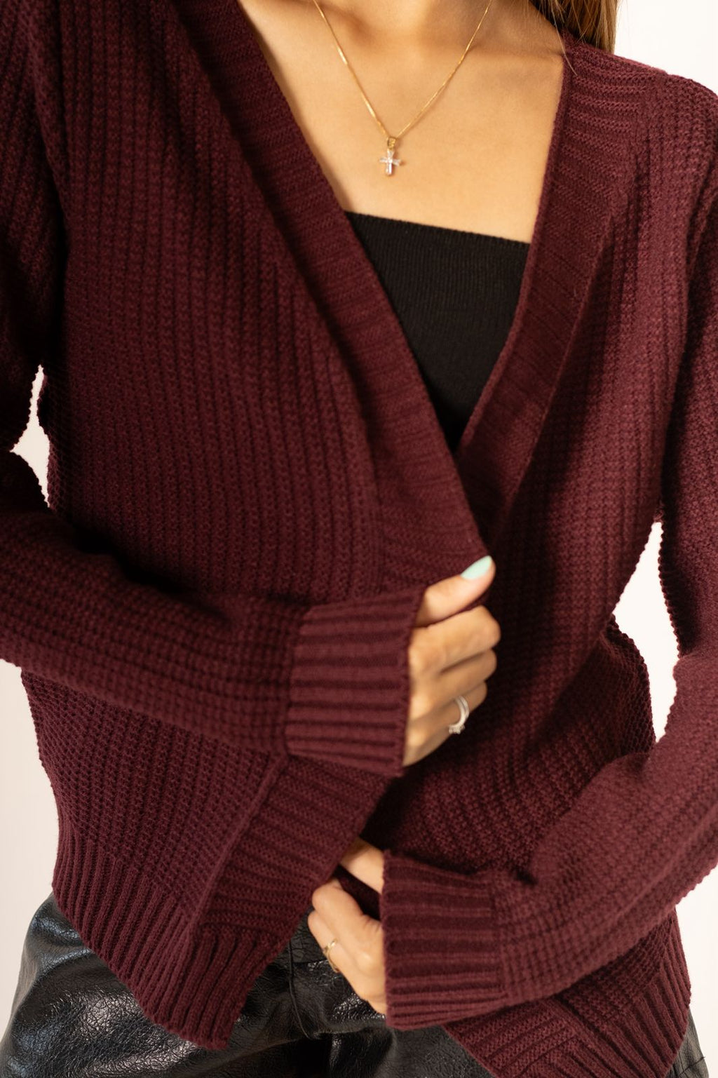 Casaquinho Tricot Ponto Fang
