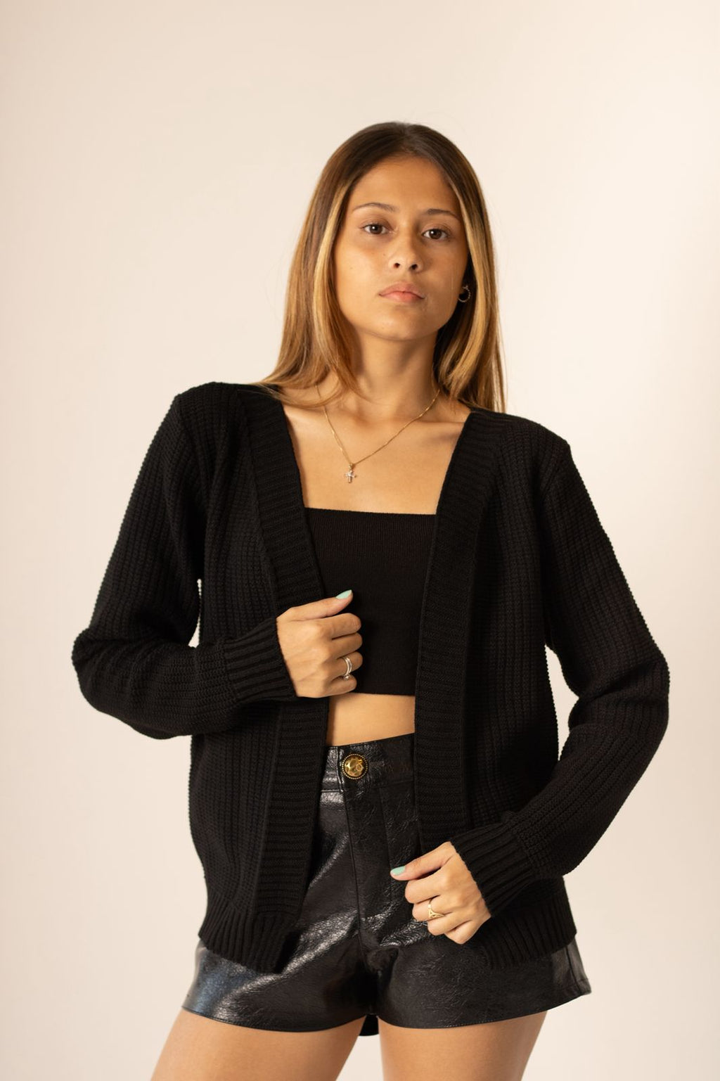 Casaquinho Tricot Ponto Fang
