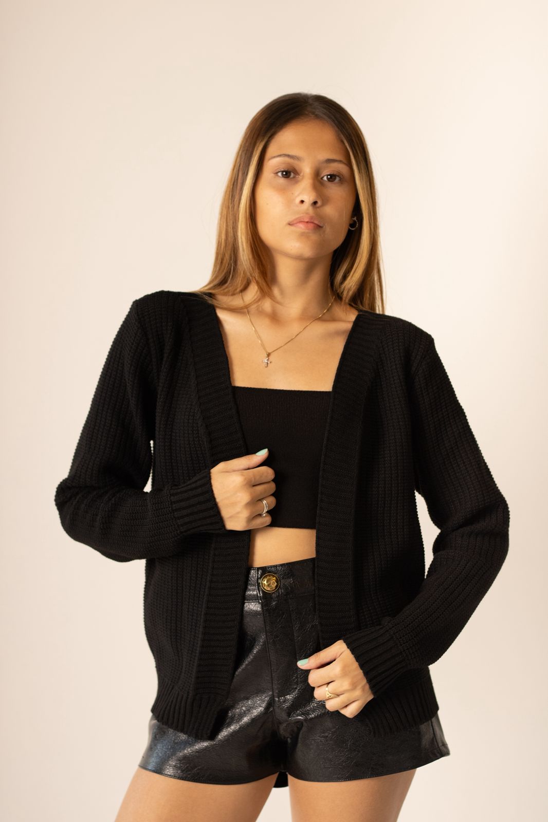 Casaquinho Tricot Ponto Fang