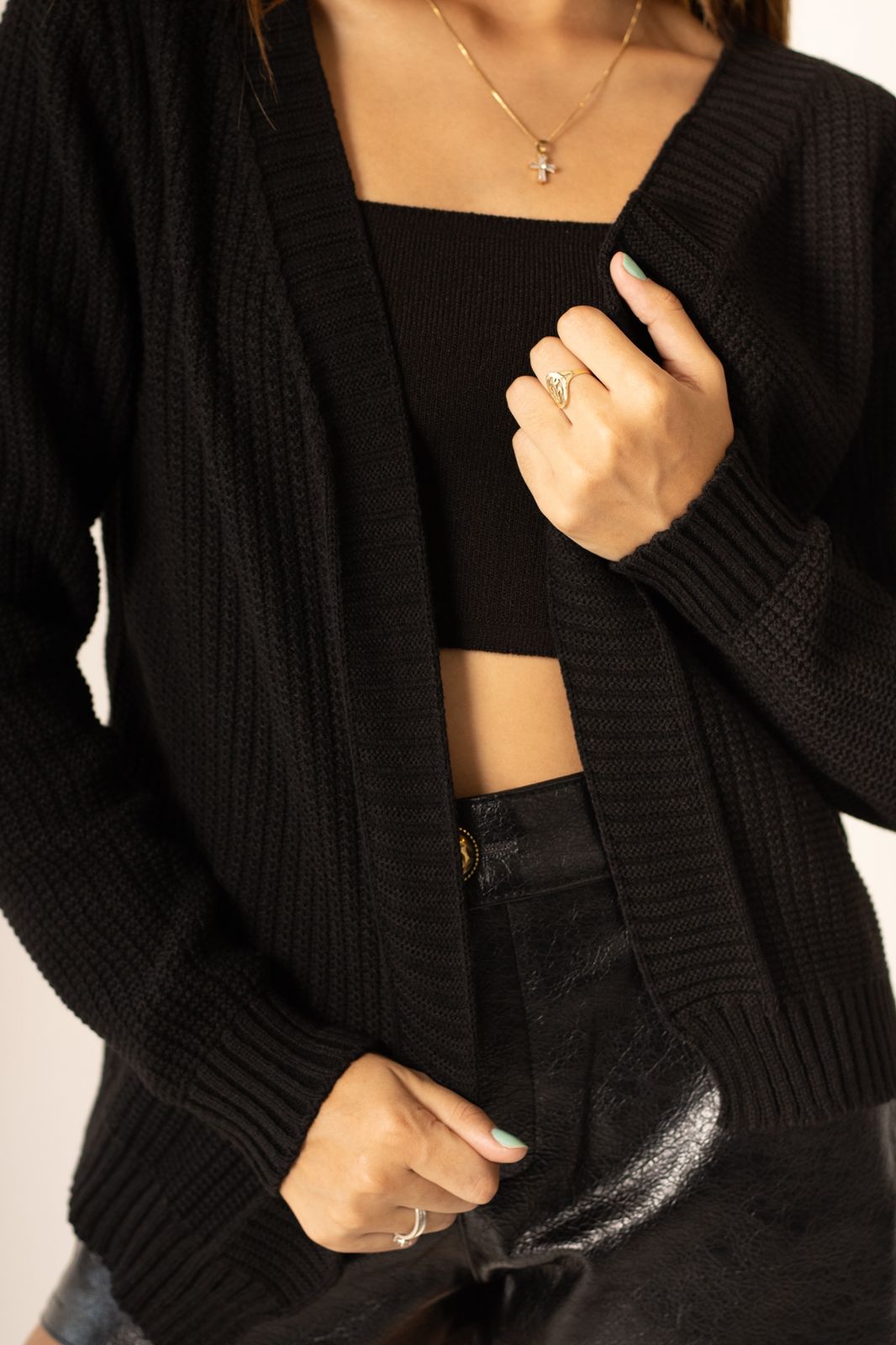 Casaquinho Tricot Ponto Fang