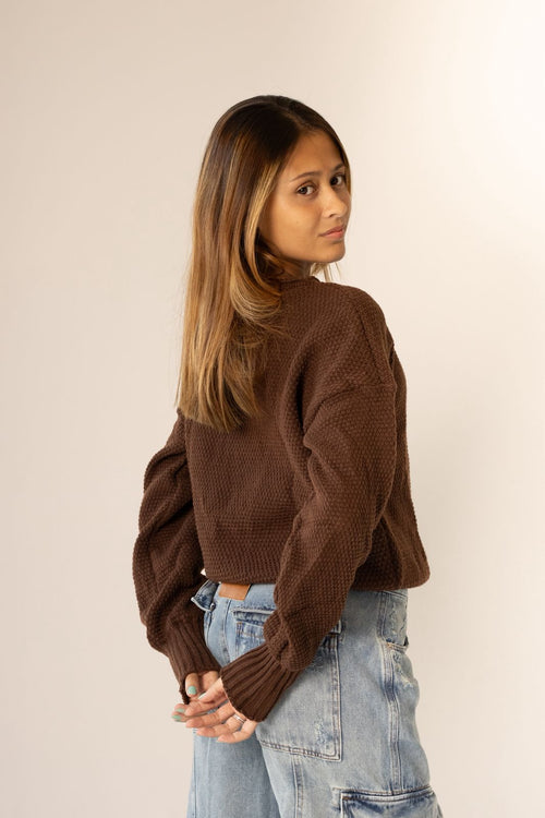 Blusa de Lã Gola Canoa