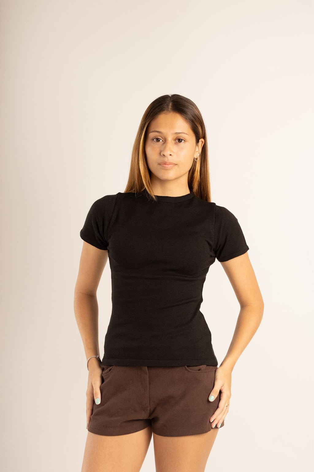 T-Shirt em Tricot Modal