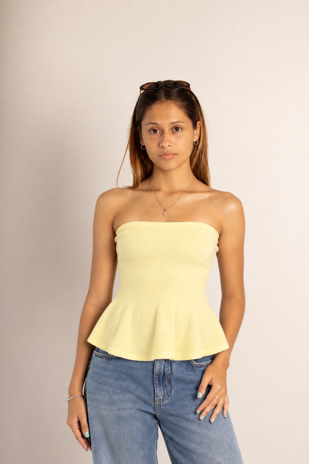 BLUSA TOMARA QUE CAIA NO TRICOT MODAL ESTILO BATA