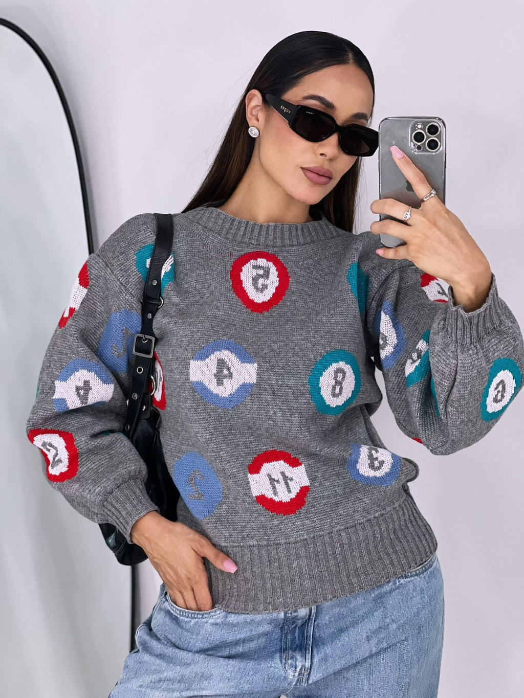 Blusa Tricot Bola de Bilhar
