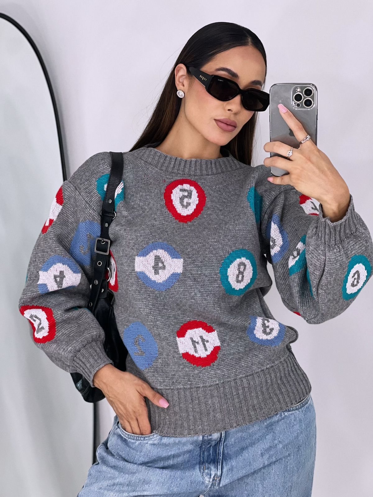 Blusa Tricot Bola de Bilhar