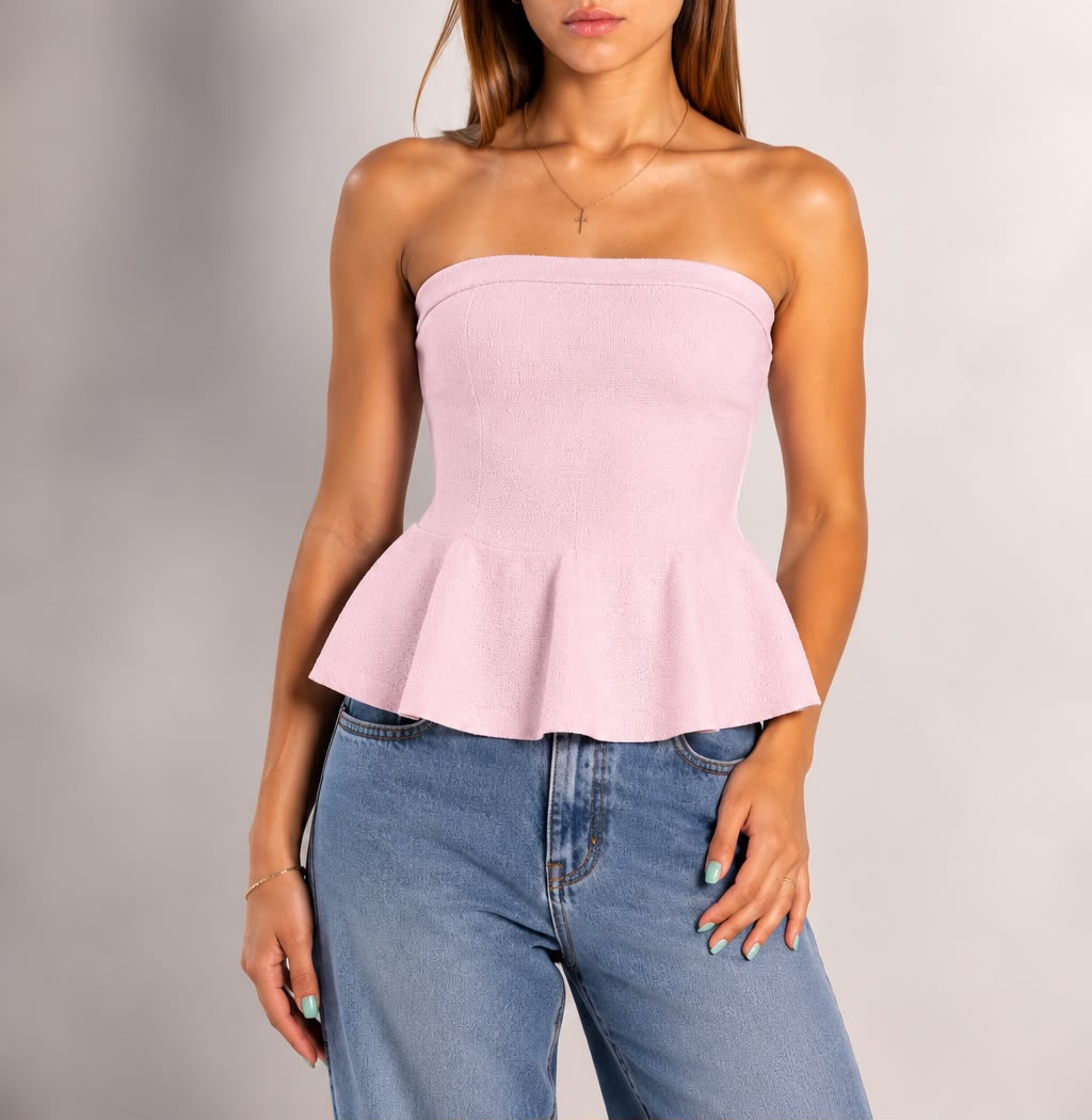 BLUSA TOMARA QUE CAIA NO TRICOT MODAL ESTILO BATA